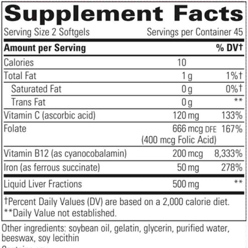 Integrative Therapeutics Iron Complex 90sg