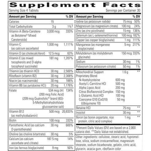 Integrative Therapeutics K-Pax Mitonutrients 120 Tablets
