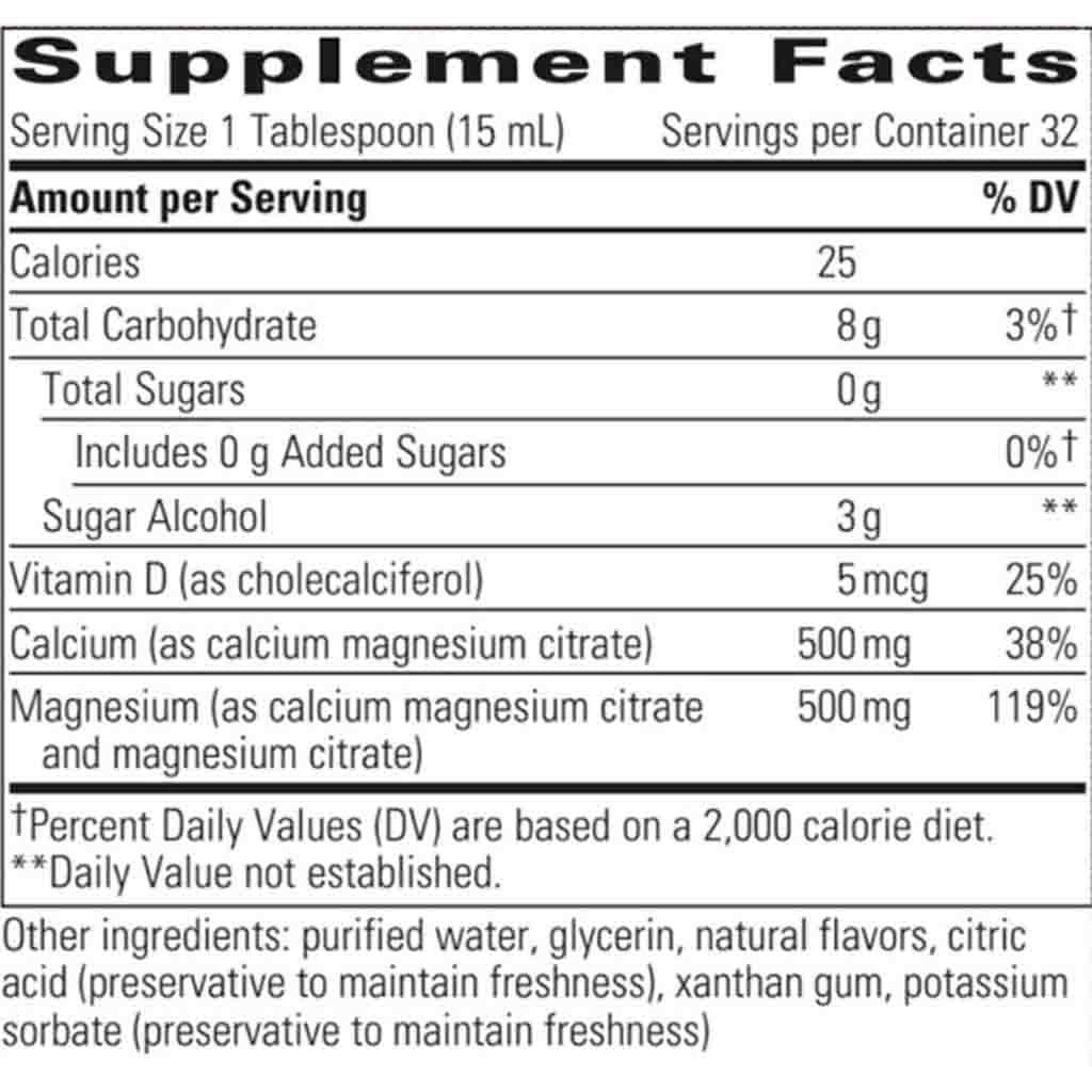 Supplement facts label for a product with nutritional information.