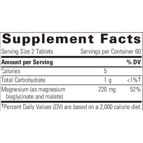 Integrative Therapeutics Magnesium Glycinate Plus 120T