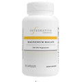 Supplement bottle labeled 'Magnesium Malate' by Integrative Therapeutics on a white background