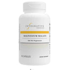 Supplement bottle labeled 'Magnesium Malate' by Integrative Therapeutics on a white background