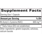 Integrative Therapeutics NAC 600mg 60c