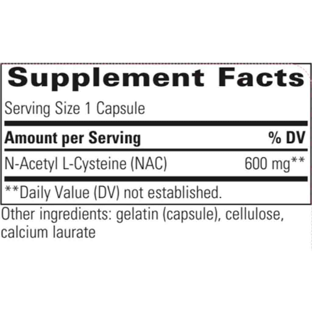 Integrative Therapeutics NAC 600mg 60c