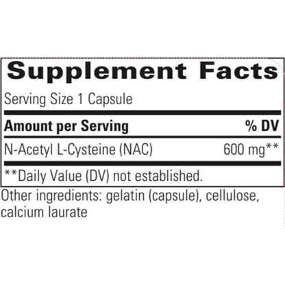 Integrative Therapeutics NAC 600mg 60c