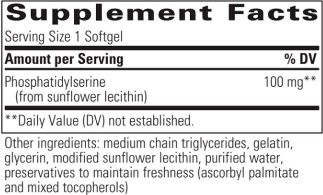 Integrative Therapeutics Phosphatidylserine 60sgs