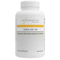 A white plastic bottle of Integrative Therapeutics Similase BV, a bean and vegetable digestive enzyme supplement, on a plain white background.