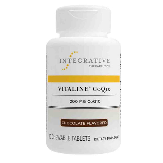 Integrative Therapeutics Vitaline CoQ10 200mg Chocolate 30 Chewable Wafers