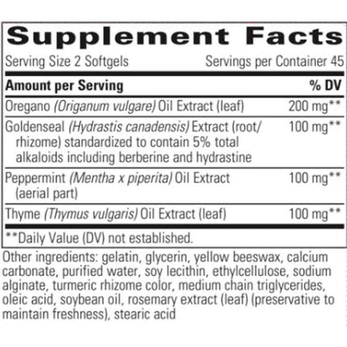 Integrative Therapeutics Y Formula (formerly Yeast formula) 90sg