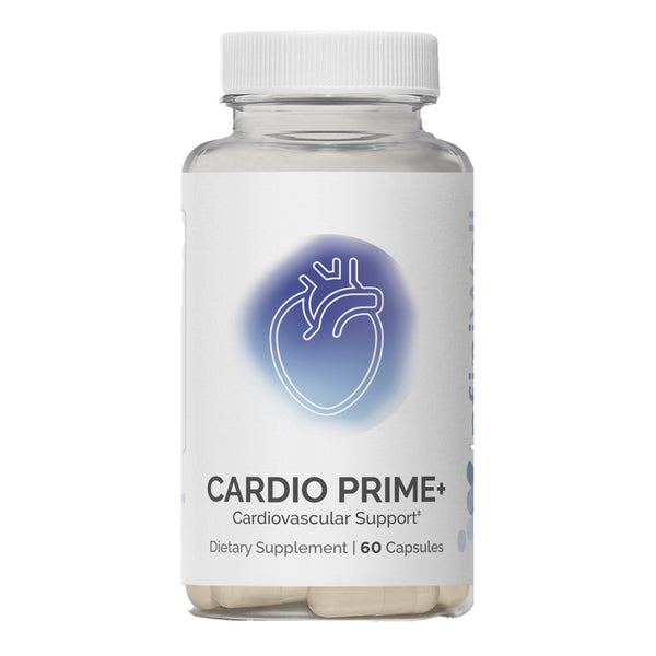 Cardio Prime +, cardiovascular health, front label, heart health, energy production
