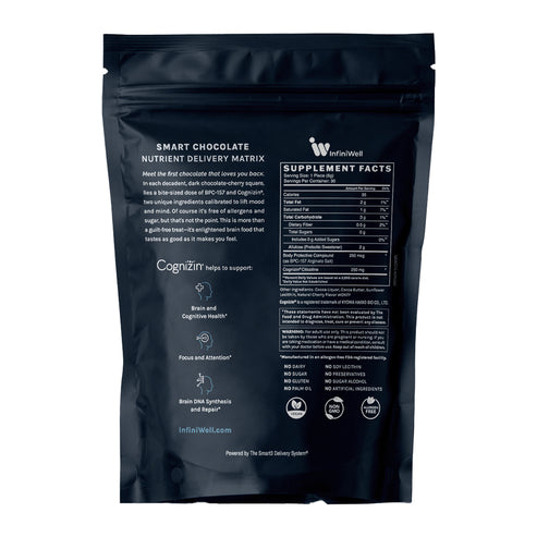InfiniWell Smart Chocolate BPC-157 30 Individual Wrapped Chocolates