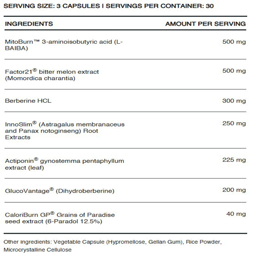 InfiniWell CONTROL 90caps