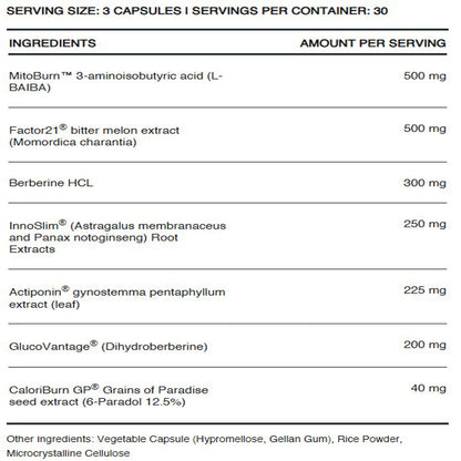 InfiniWell CONTROL 90caps