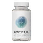 InfiniWell Defend Pro immune, heart and bone support, front label