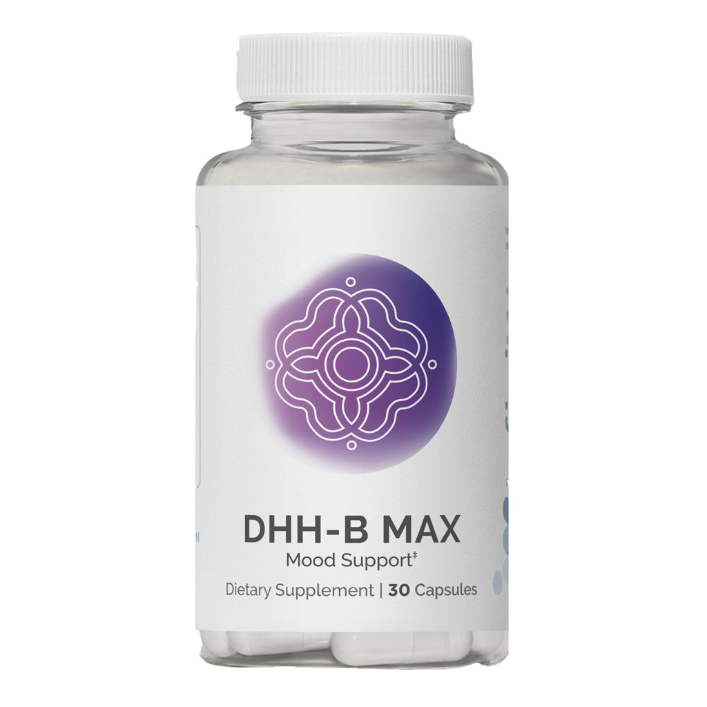 InfiniWell DHH-B MAX supports nerves, nerves and sleep cycles, emotional balance, mood, front label