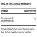 InfiniWell DHH-B supports sleep, nerves and emotional balance, mood, ingredient label