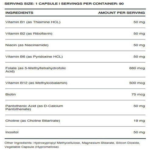 InfiniWell METHYLATED B-COMPLEX 90 caps