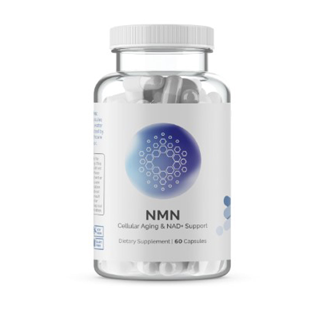 InfiniWell NMN supports healthy aging, cellular function, promote metabolic health, cognitive function, front label