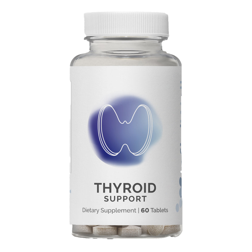 InfiniWell Thyroid support, t3 and t4 conversion, healthy inflammation response, front label