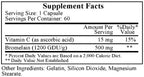 Ecological Formulas Inflazyme 500mg 60c