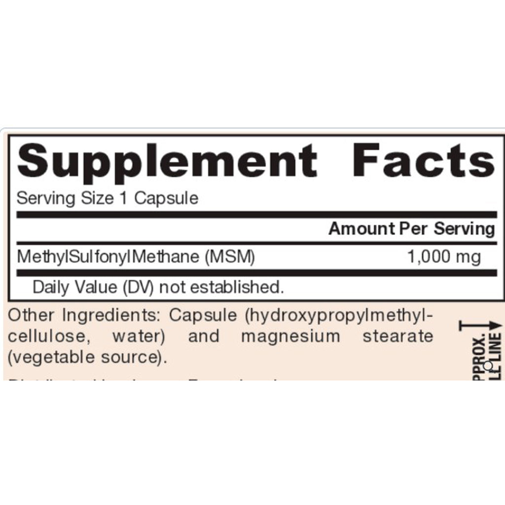 Jarrow Formulas MSM 1,000mg 200c