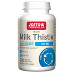 Jarrow Formulas Milk Thistle supplement bottle on a white background