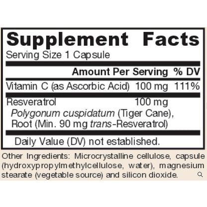 Jarrow Formulas Resveratrol 100mg 60c