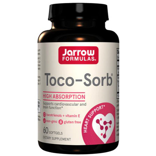 Jarrow Formulas Toco-Sorb supplement bottle on a white background