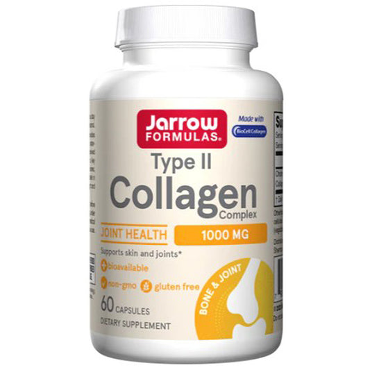 Jarrow Formulas Type II Collagen Complex supplement bottle on a white background