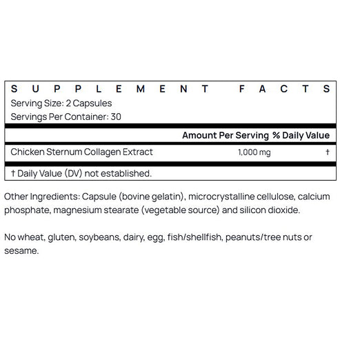 Jarrow Formulas Type 2 Collagen Complex 60c