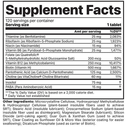 Jigsaw Health Activated B w/SRT 120T