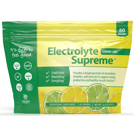 Jigsaw Health Electrolyte Supreme Lemon Lime 60 packets
