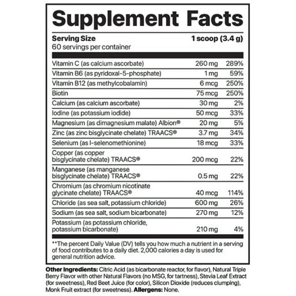 Jigsaw Health Electrolyte Supreme Berry Licious Jar 330g