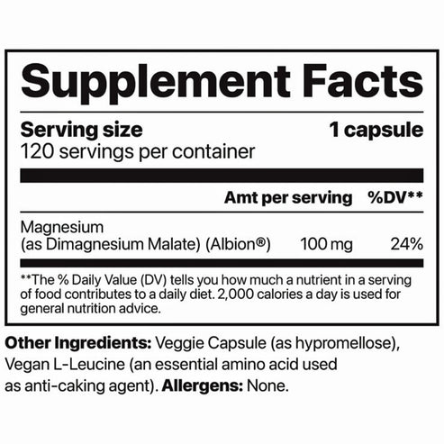 Jigsaw Health MagPure Malate 120c