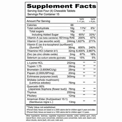 Priority One Kindermune Chews 60T