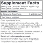 Protocol for Life Balance L-Glutamine Powder 1lb (454g)