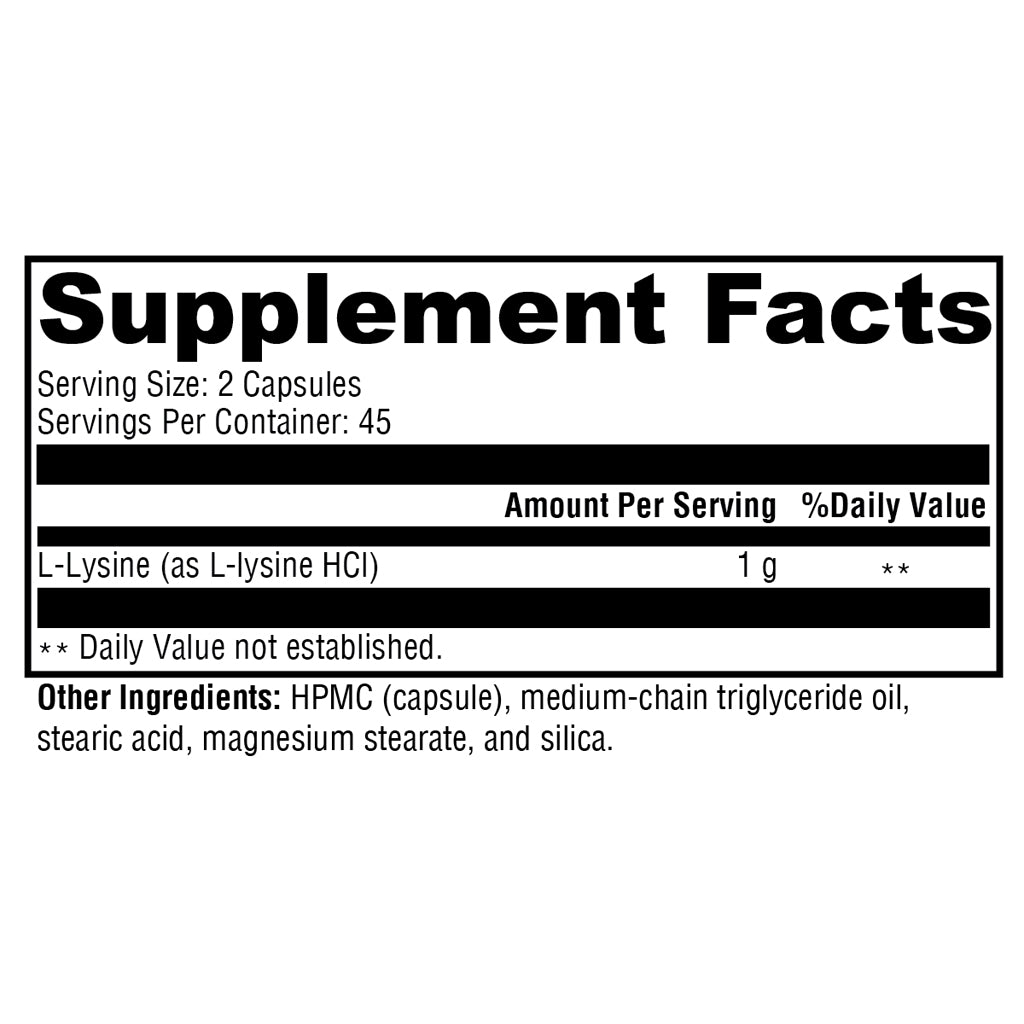 Xymogen L-Lysine 90c