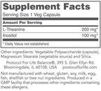 Protocol for Life Balance L-Theanine 200mg 60vc