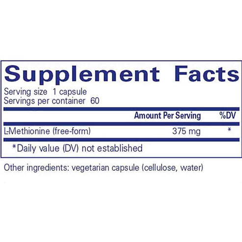 Pure Encapsulations L-Methionine 60c