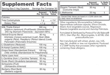 Protocol for Life Balance Liver Detox Support 90c