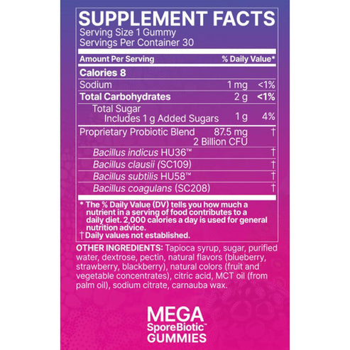 Microbiome Labs MEGASporeBiotic For Kids 30 gummies