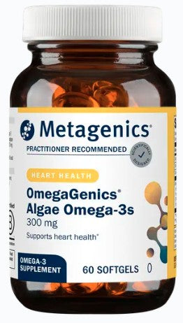 Metagenics OmegaGenics Algae Omega-3s 300mg 60sg