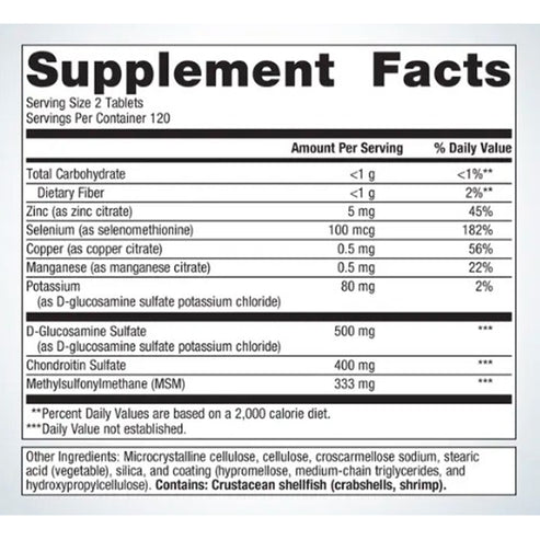 Metagenics ChondroCare 240T