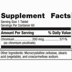 Metagenics Chromium Picolinate 60T