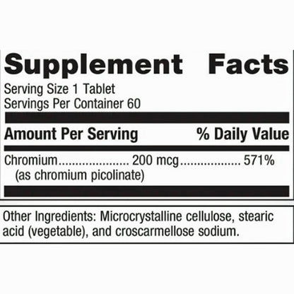 Metagenics Chromium Picolinate 60T