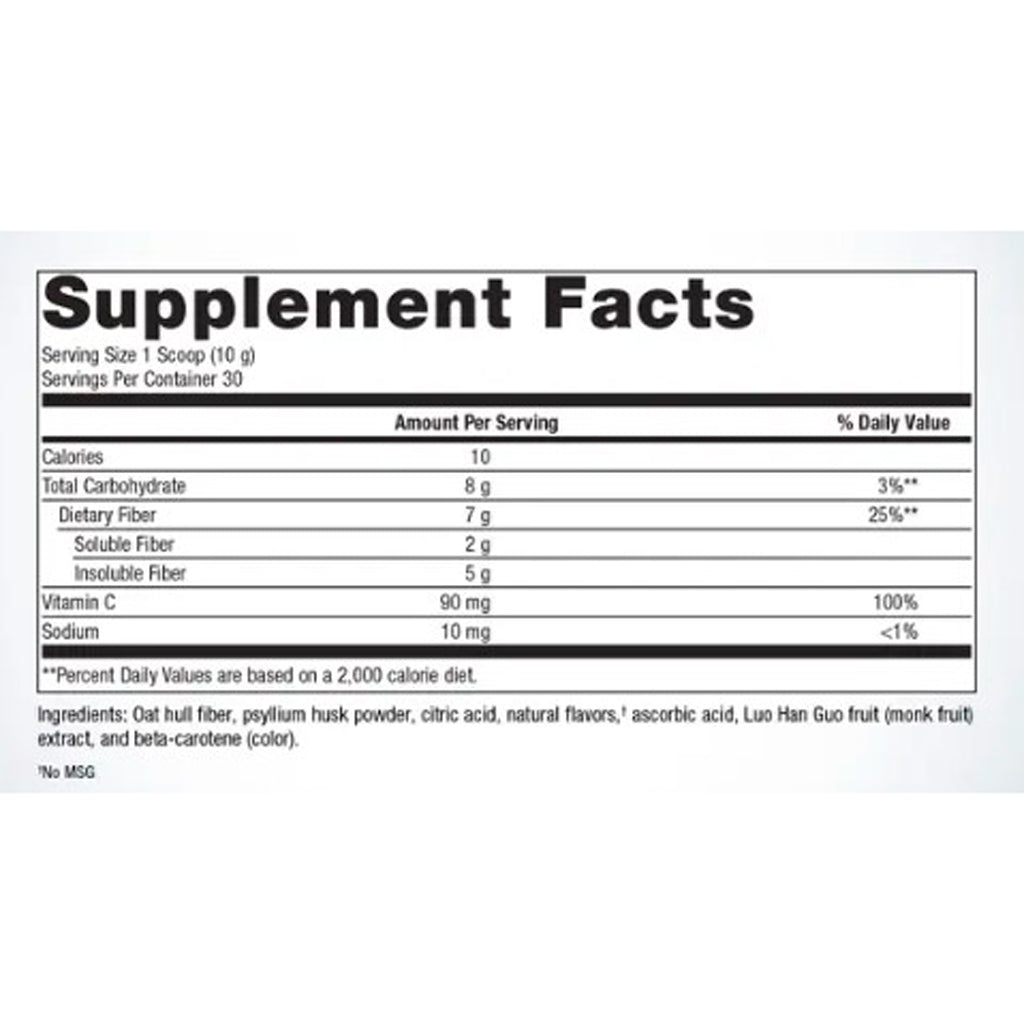 Metagenics Daily Fiber Boost Powder Natural Orange 30 servings