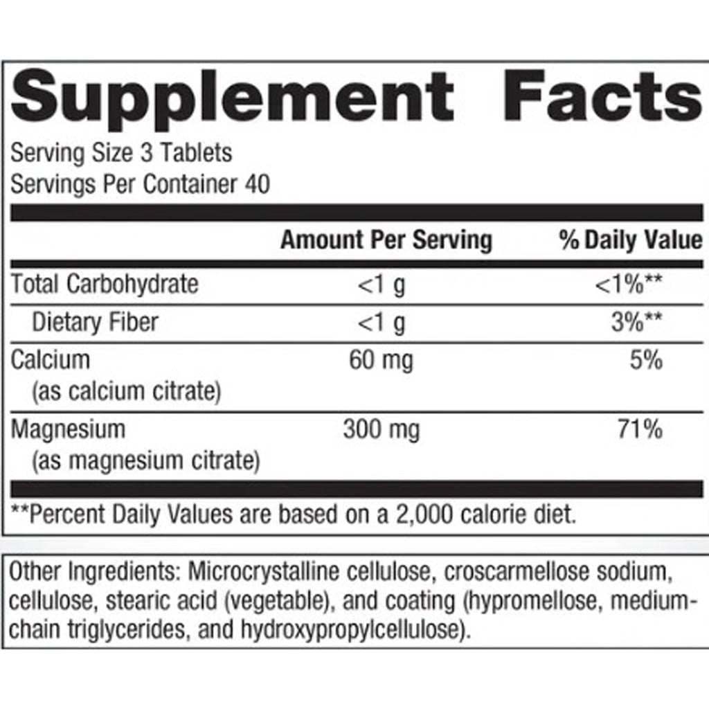 Metagenics Mag Citrate 120t