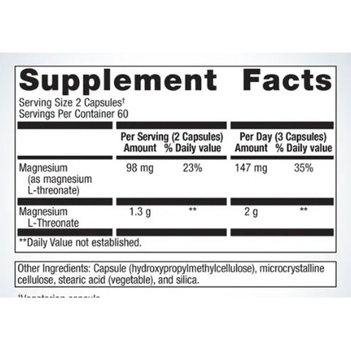 Metagenics Magtein Magnesium L-Threonate 120c