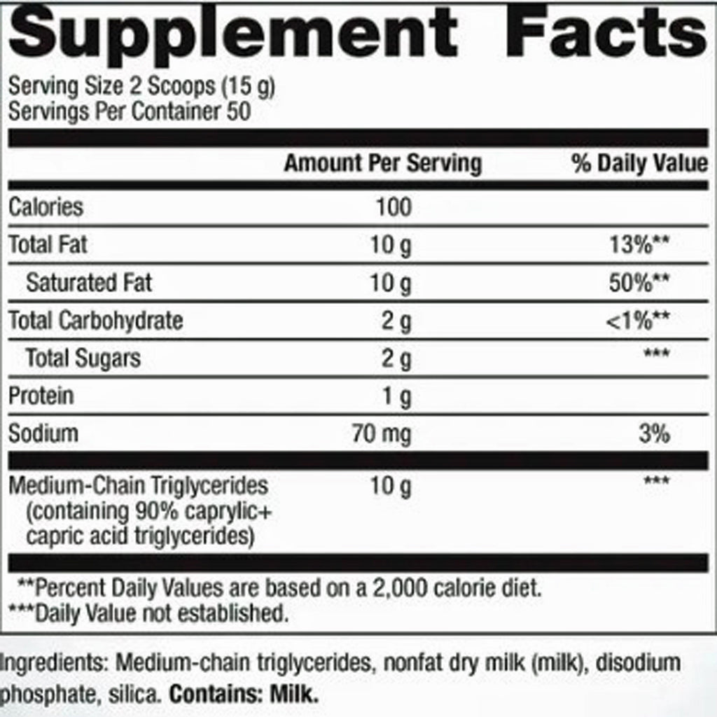 Metagenics MCT Powder 750 grams