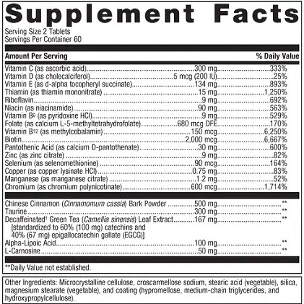 Metagenics MetaGlycemX 120t